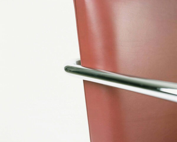 Brno Chair tubular arms back detail