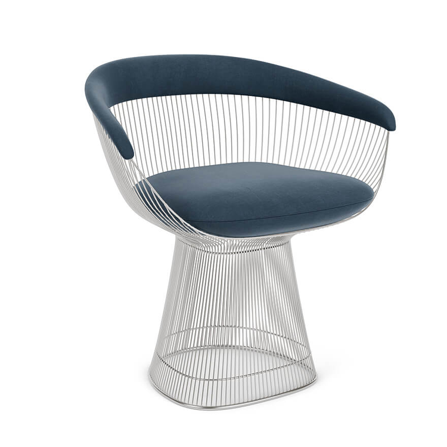Platner Arm side chair front