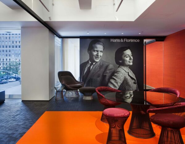 Platner Easy Lounge Chair at an office