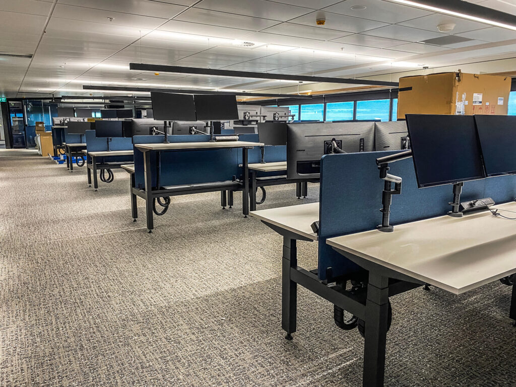 Royal Bank of Canada office installed desk