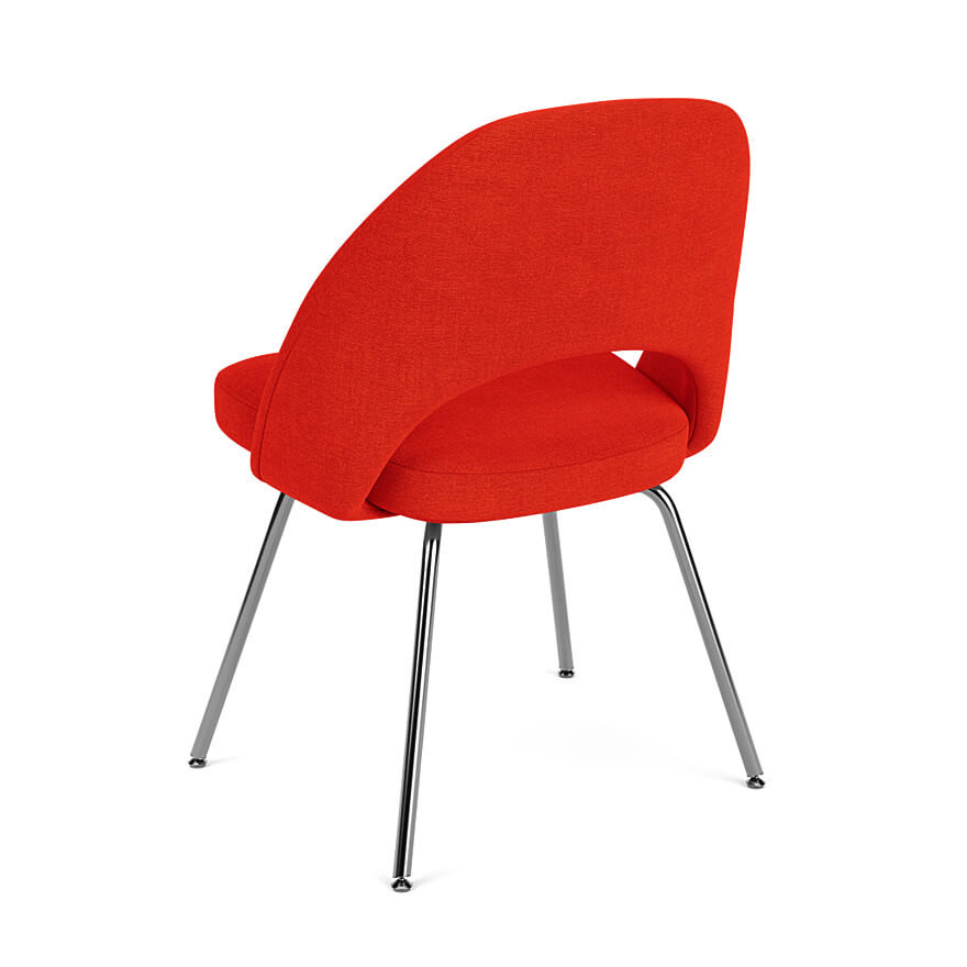 Saarinen Executive Chair No Arms back in red color