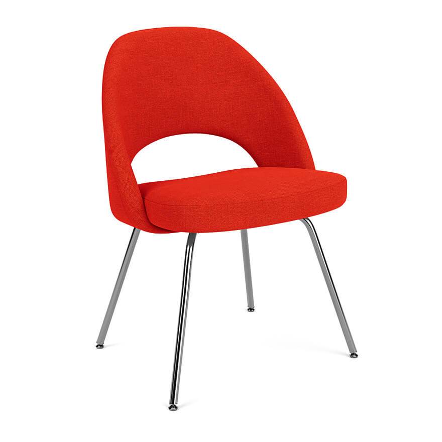 Saarinen Executive Chair No Arms front in red color