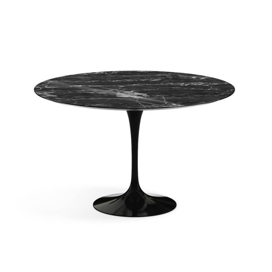 Saarinen Round Table featuring black marble top