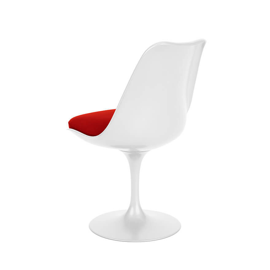 Tulip Chair Armless white back