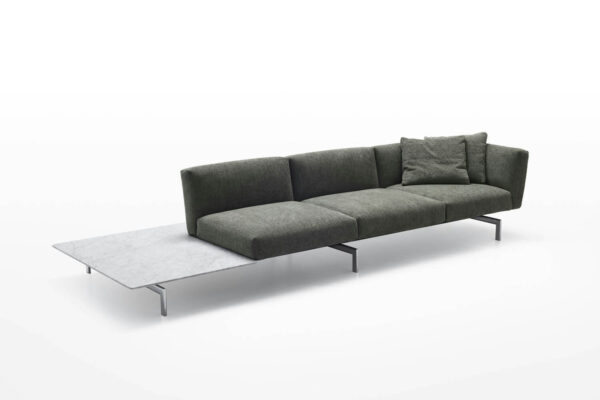 Avio Sofa with marble side table