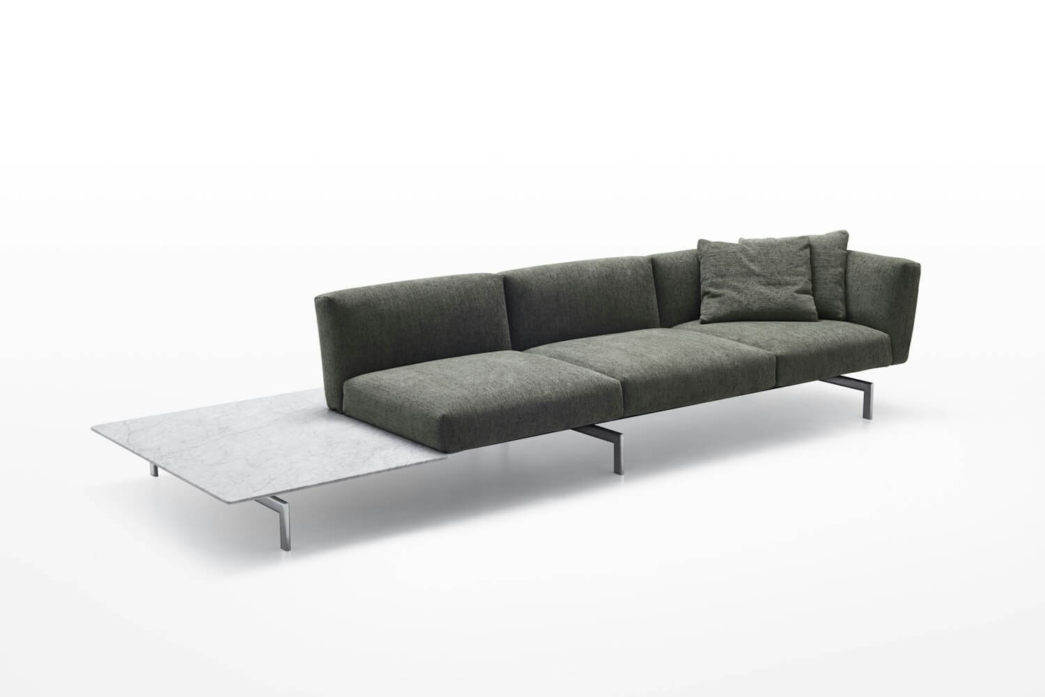 Avio Sofa with marble side table