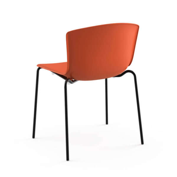 Bertoia Molded Shell Stacking Side Chair back