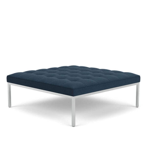 Florence Knoll Relaxed Bench in blue