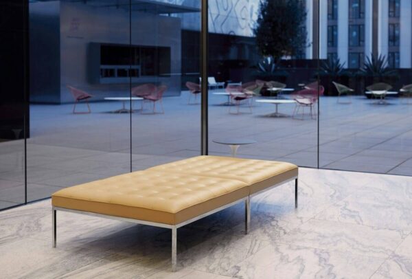 Florence Knoll Relaxed Bench at a luxurious space