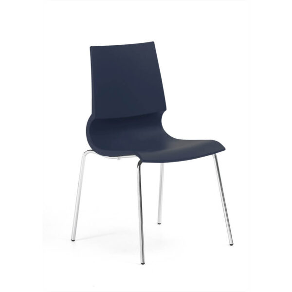 Gigi Stacking Chair in blue color