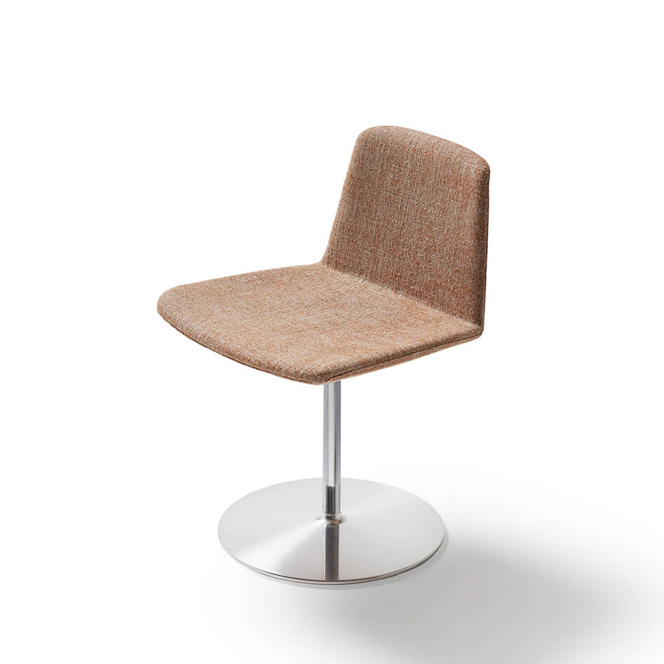 KN07 Armless Side Chair with fixed base