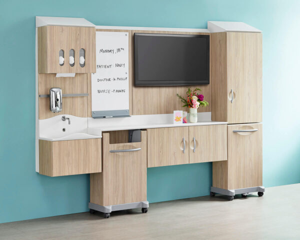 light wood Compass System Healthcare Furniture