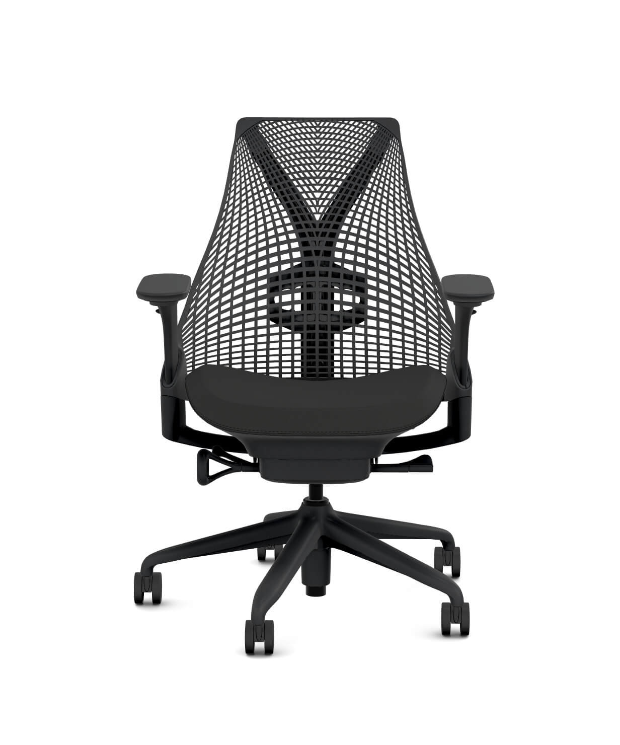 Sayl Chair front view in a white background