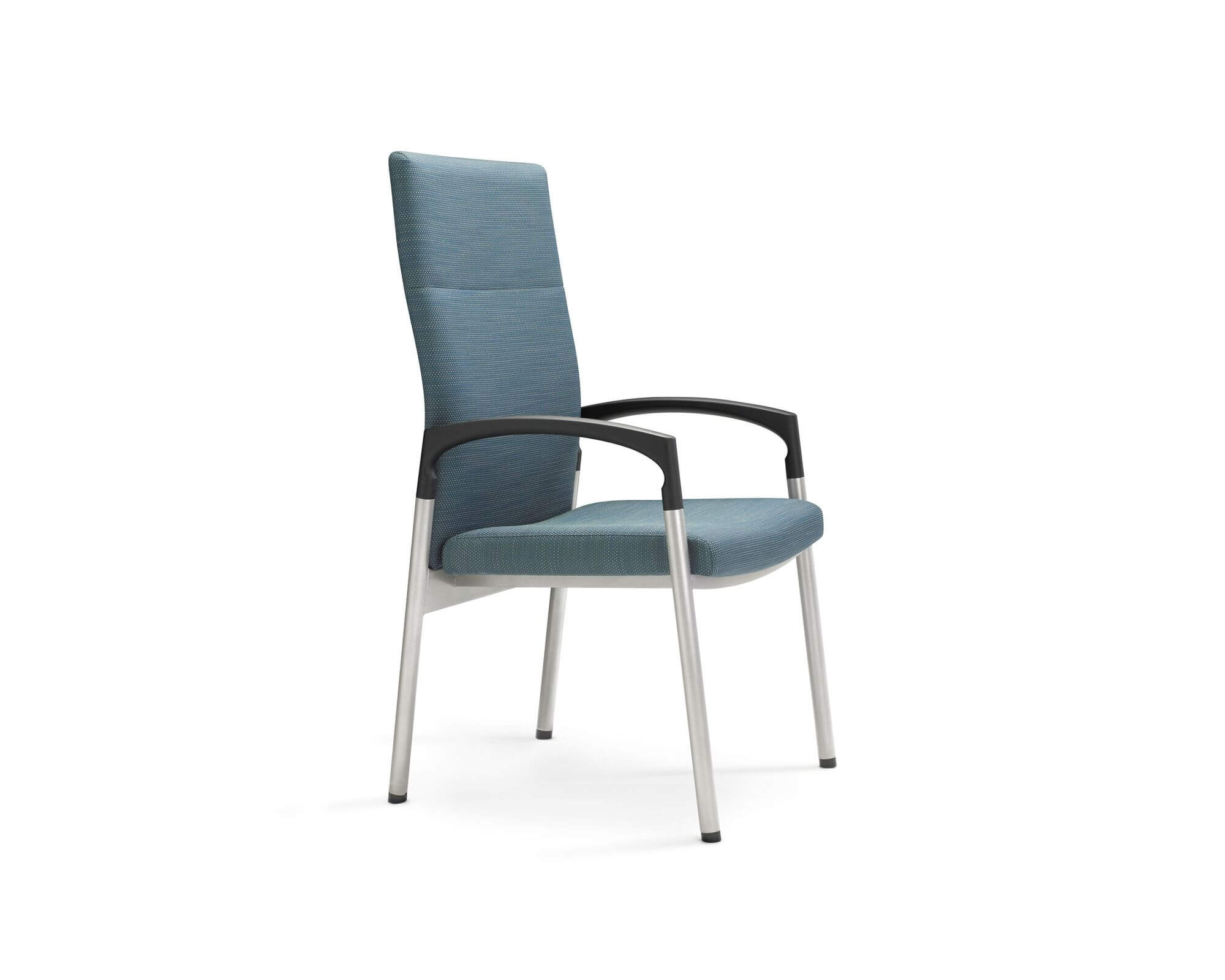 a side of a Valor Patient Chair in aqua colour